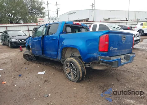 2021 Chevrolet Colorado 2Wd Short Box Wt z USA, uszkodzony, nr VIN 1GCGSBENXM1123197